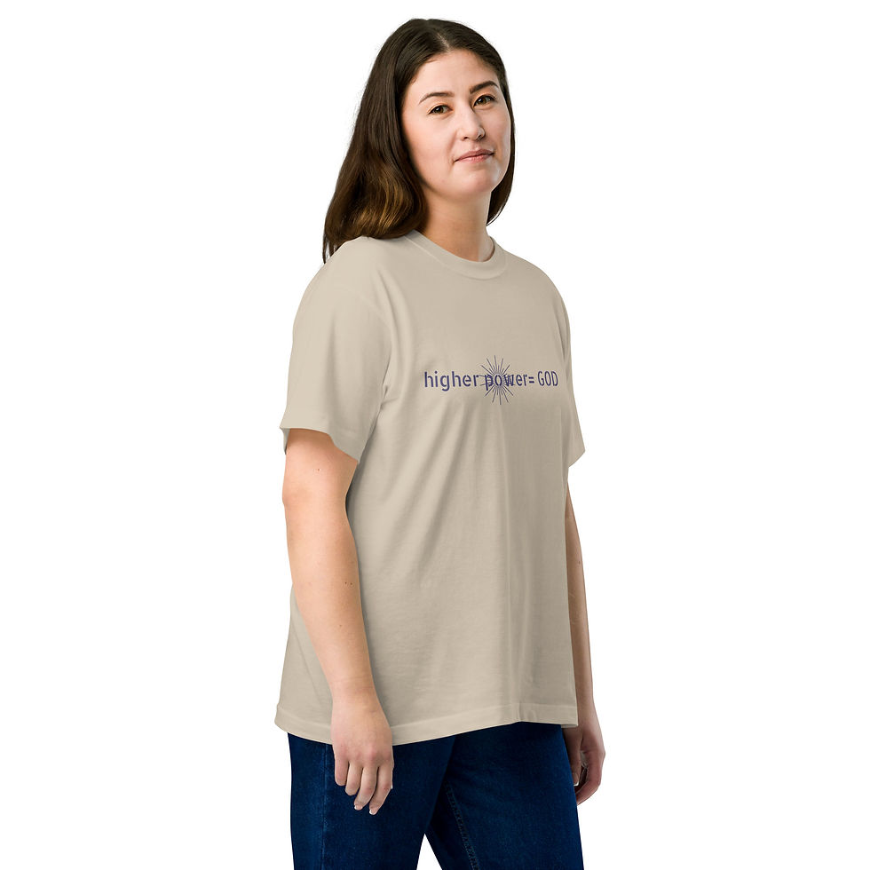 Thumbnail: HIGHER POWER=GOD cotton t-shirt