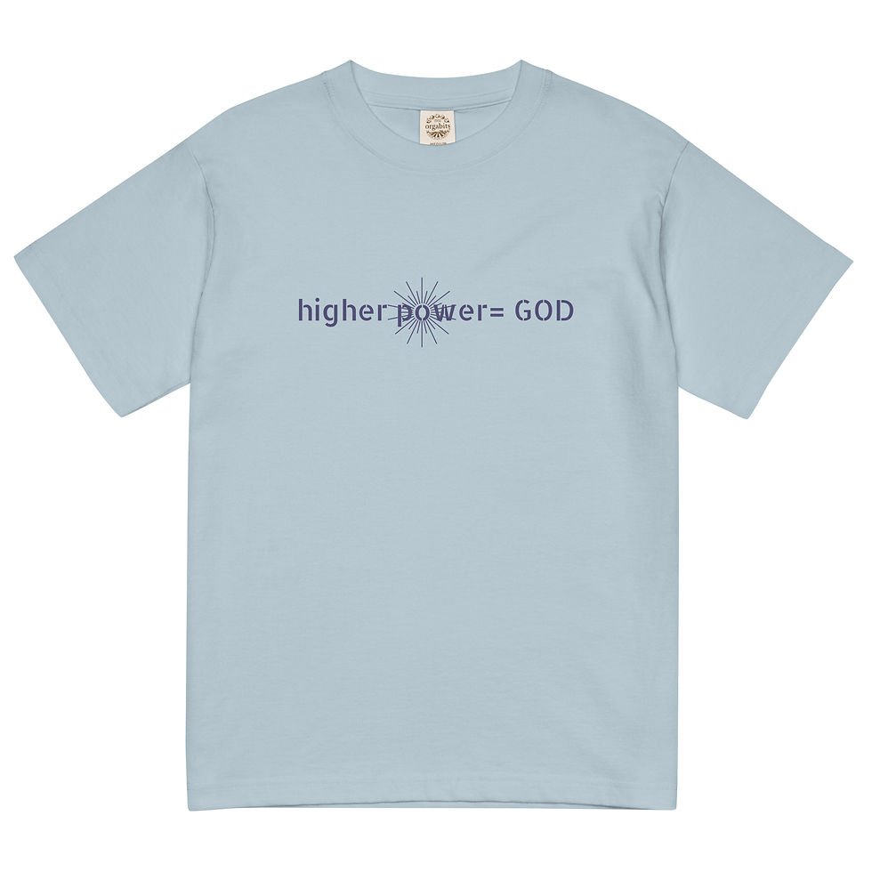 Thumbnail: HIGHER POWER=GOD cotton t-shirt