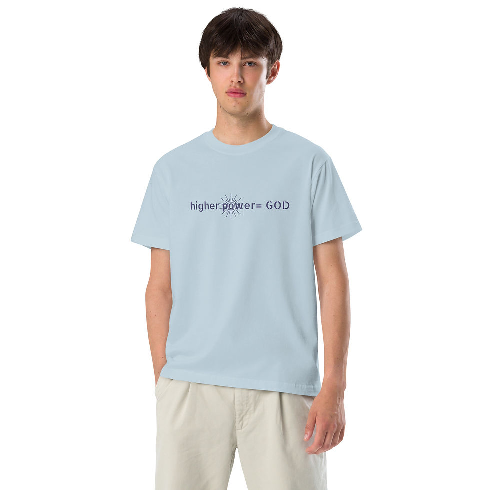Thumbnail: HIGHER POWER=GOD cotton t-shirt