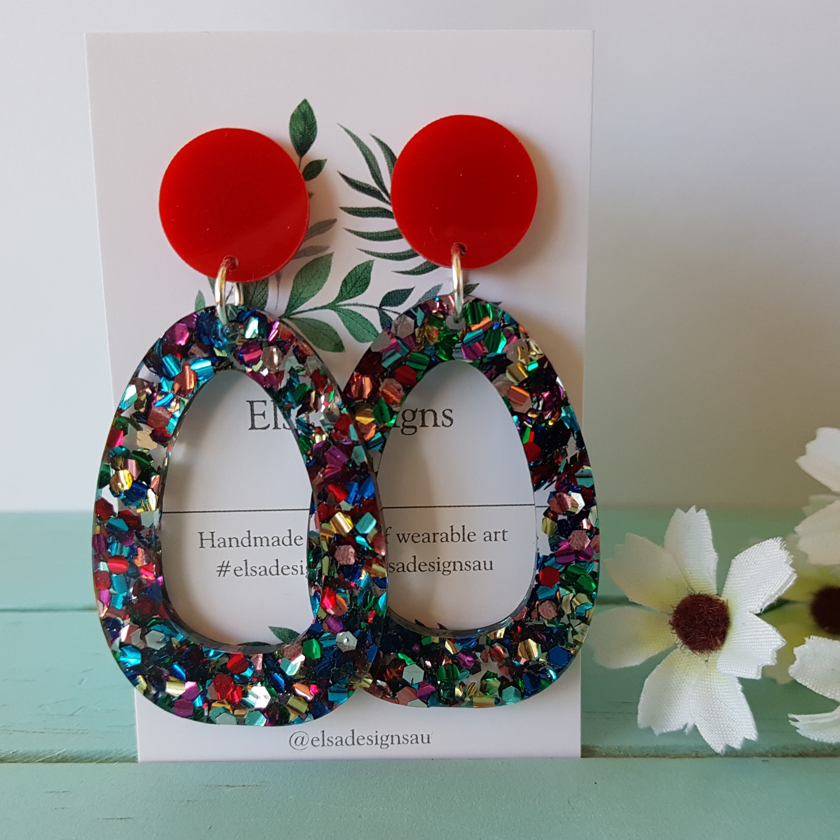 Elsa Designs - Chunky Confetti Dangles
