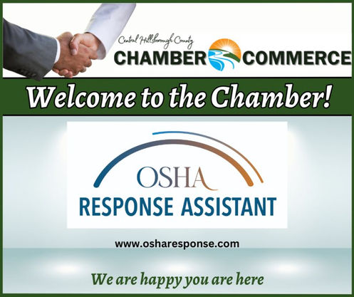 Central Hillsborough County Chamber of Commerce membership announcement