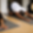 black man doing yoga pose at mental health workshop in Naperville IL
