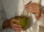 green juice in cup