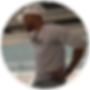 man client standing on ladder at work