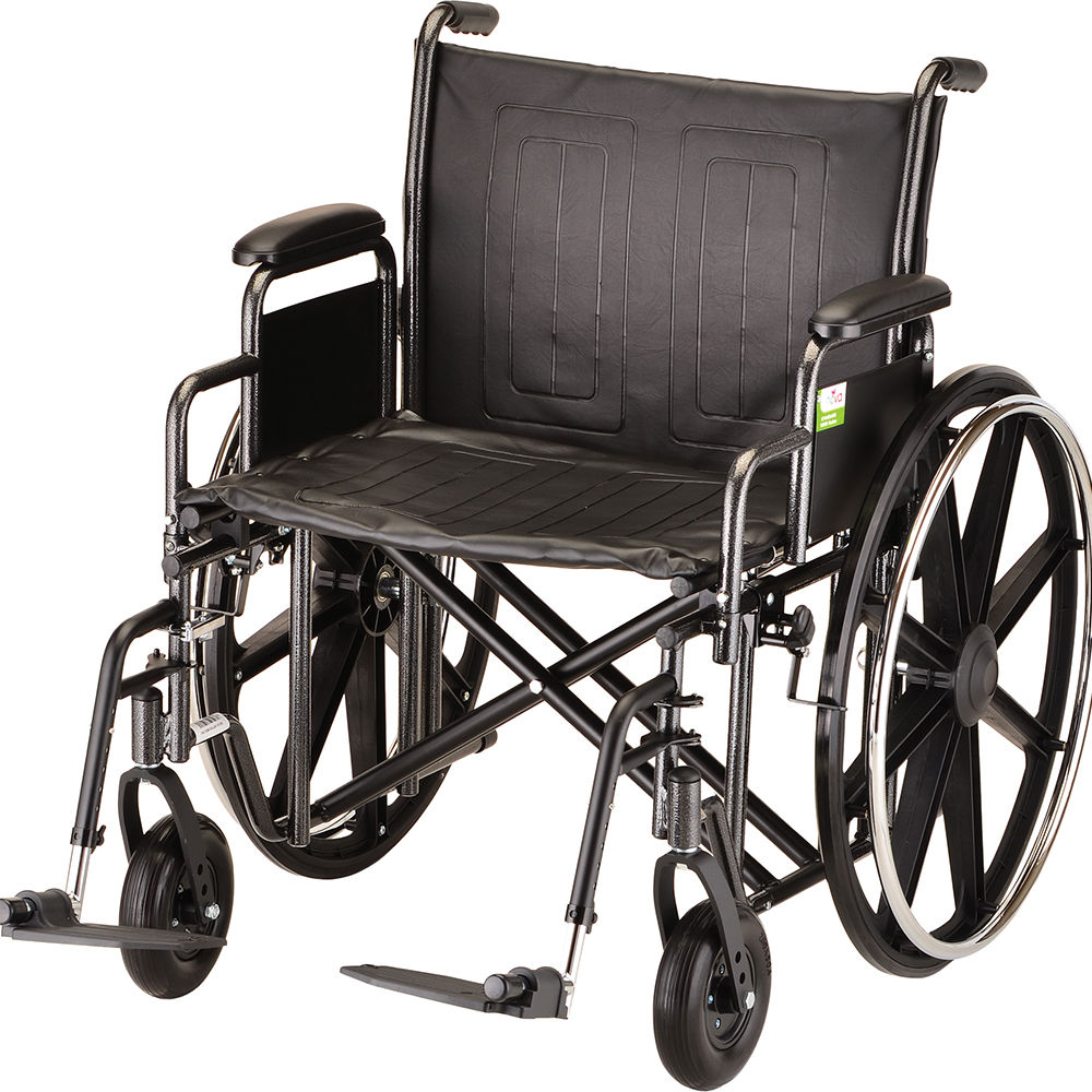 Nova Bariatric  24" Steel Wheelchair #5240S