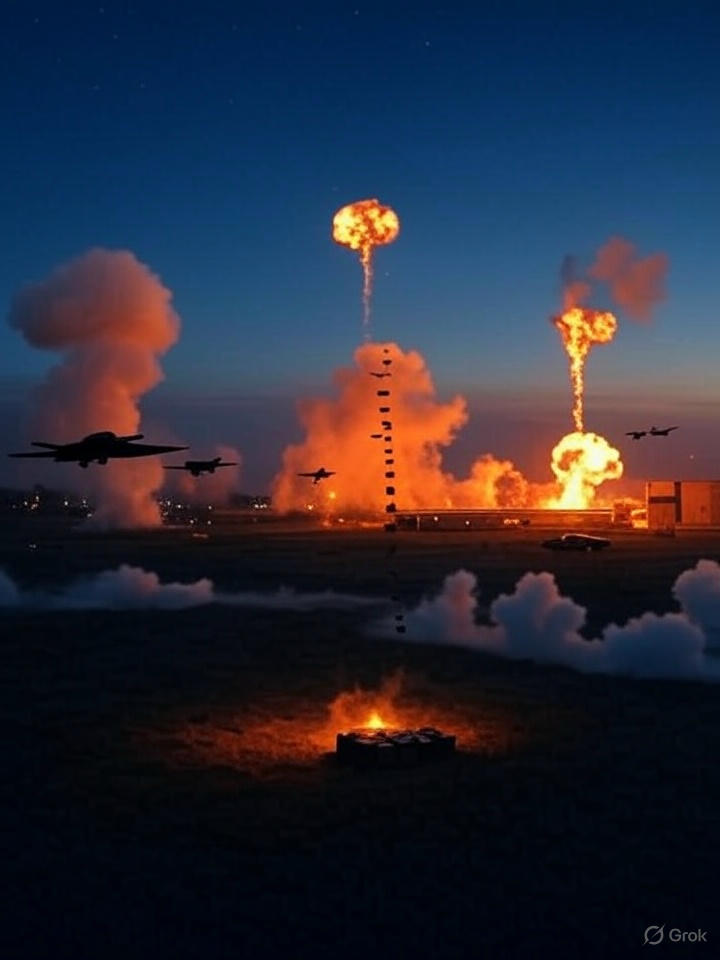 美國B‑2隱形轟炸機夜間飛向伊朗目標,一場歷史性空襲正式展開。