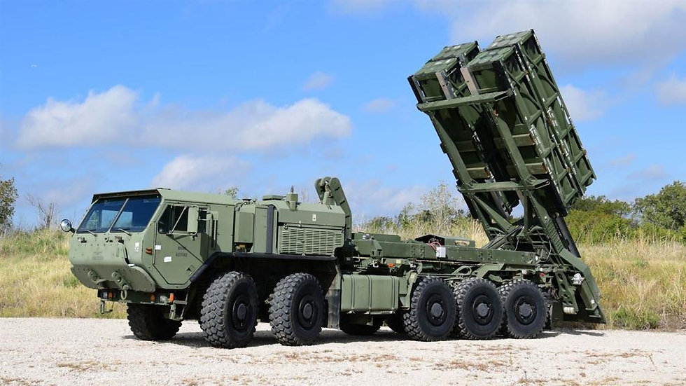 洛馬推出的新型機動發射車,其4組GMLRS彈箱可依任務需求搭配多種武器