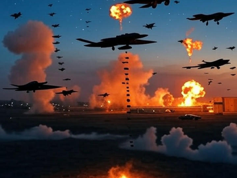 美國B‑2隱形轟炸機夜間飛向伊朗目標,一場歷史性空襲正式展開。