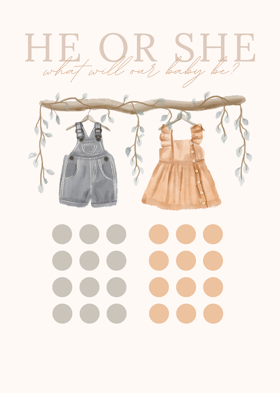 gender reveal welkomstbord