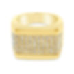 Men's Stainless Steel Gold Ring 148770