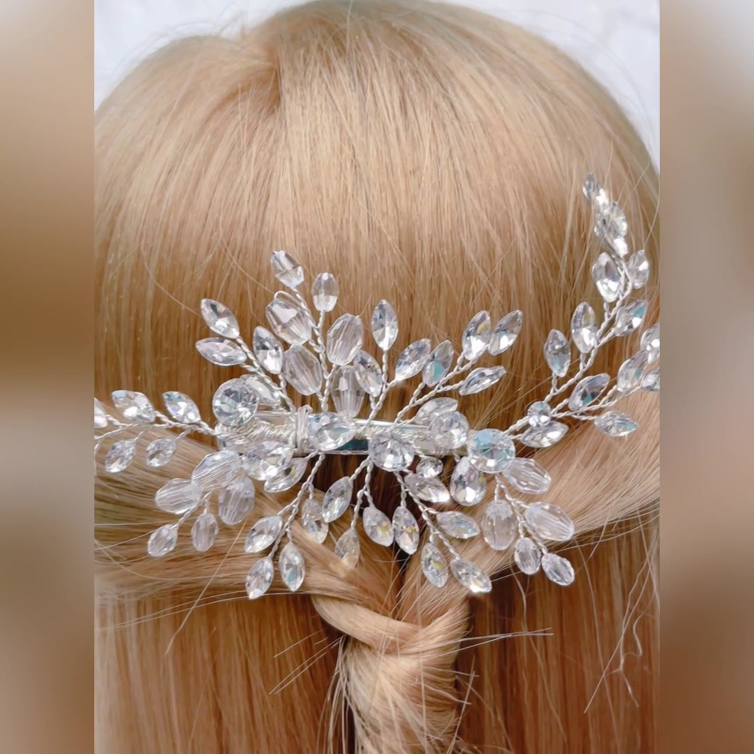 Bridal Crystal Wire Hairclip 146373
