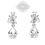 Thumbnail: Silver Cubic Zirconia Earrings 137415
