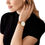 Thumbnail: Michael Kors Slim Runway Three-Hand Gold-Tone Leather Watch 155915