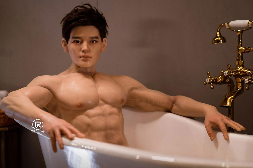 Thumbnail: Realing Male Silicone Doll - Mingxuan Martin - 175cm - (All Silicone)