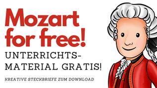 Steckbrief zu Wolfgang Amadeus Mozart - Unterrichtsmaterial Musikunterricht kostenlos