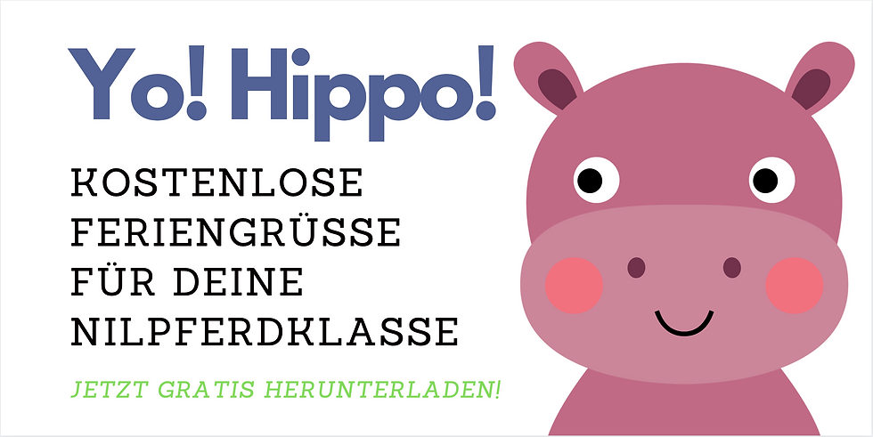 Nilpferdklasse Grundschule – Klassentier Nilpferd, Ideen und Materialien