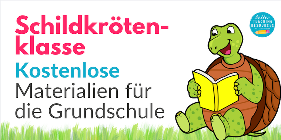 Schildkrötenklasse Ideen und kostenlose Materialien für den Schulanfang in der Grundschule finden. Unterrichtsmaterialien für das Klassenmaskottchen / Klassentier Schildkröte