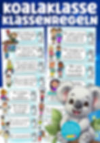 Koalaklasse Klassentier Koala Klassenregeln Klassenmaskottchen Grundschule PDF Material Classroom management