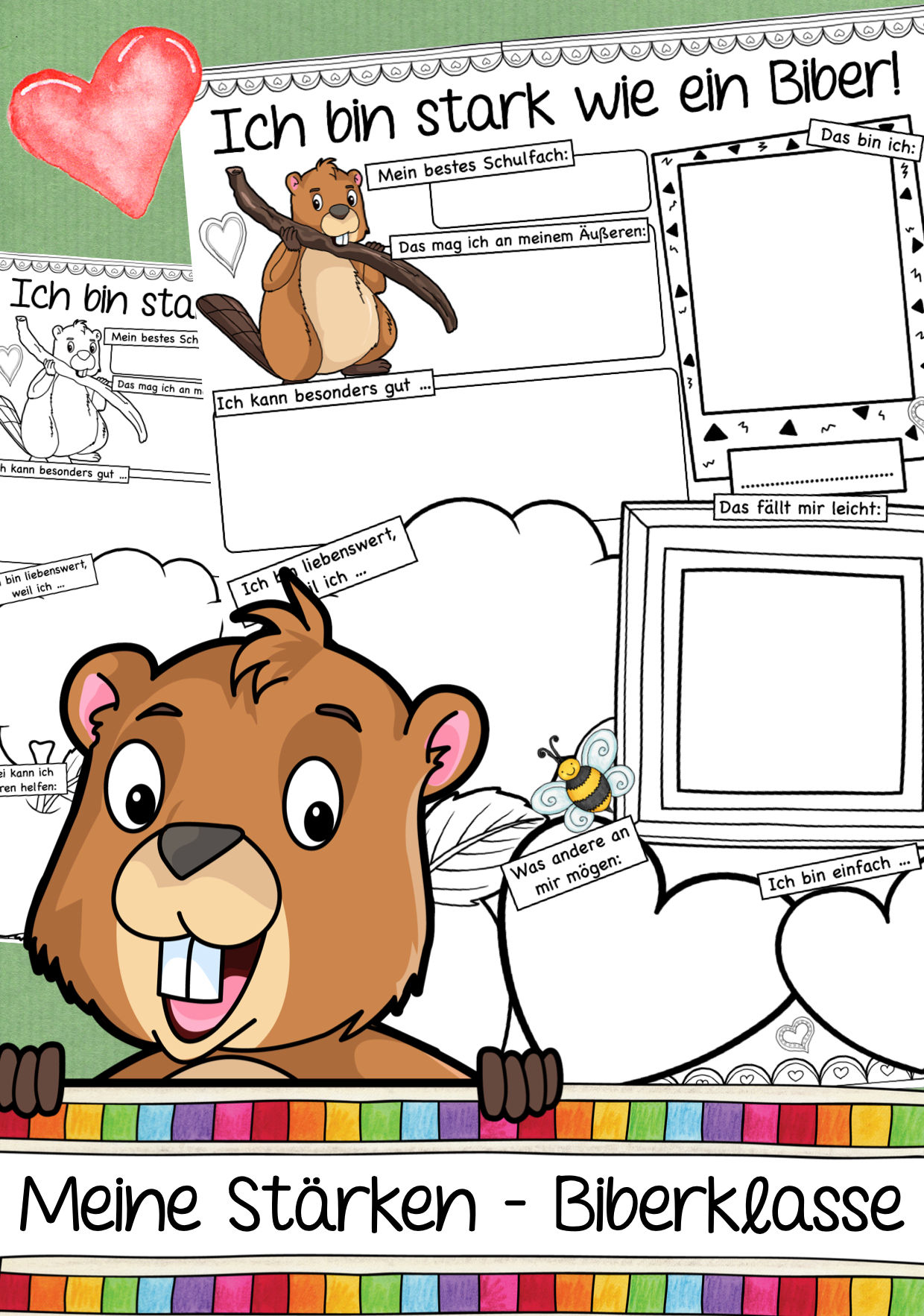 Meine Stärken - Biberklasse Edition I kreatives Schreiben Deutsch und Ethik