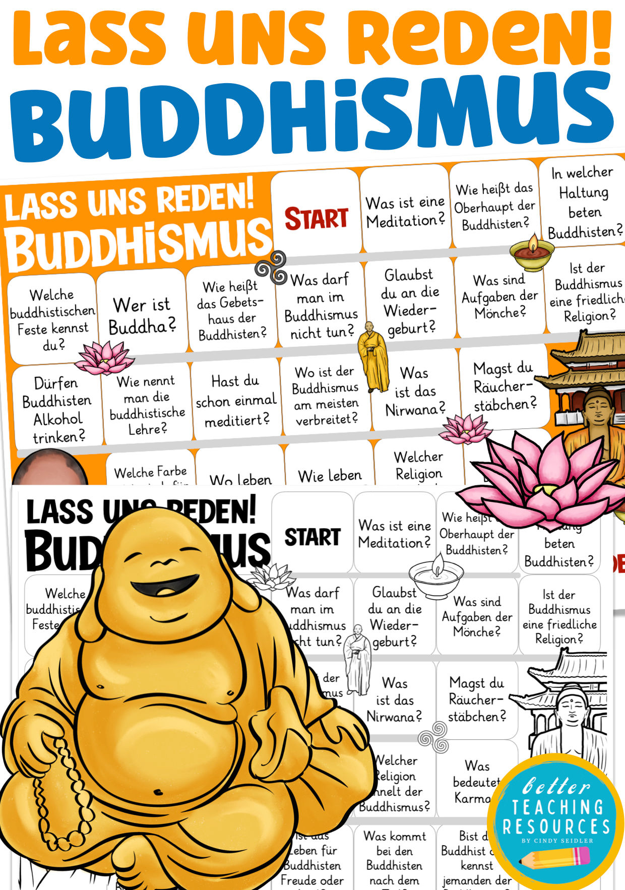 Buddhismus Spiel Religion in der Sekundarstufe Unterrichtsmaterial Lass uns reden