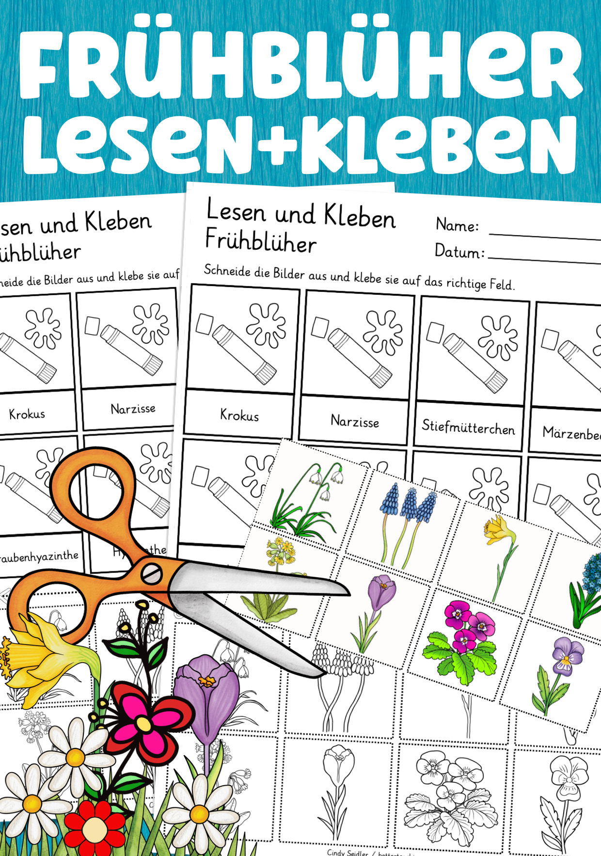 Frühblüher Unterrichtsmaterial für den Deutschunterricht und den Sachunterricht in der Grundschule