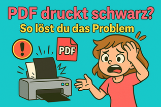 Deine PDF wird schwarz gedruckt? So löst du das Problem mit deinem Drucker am Mac und PC