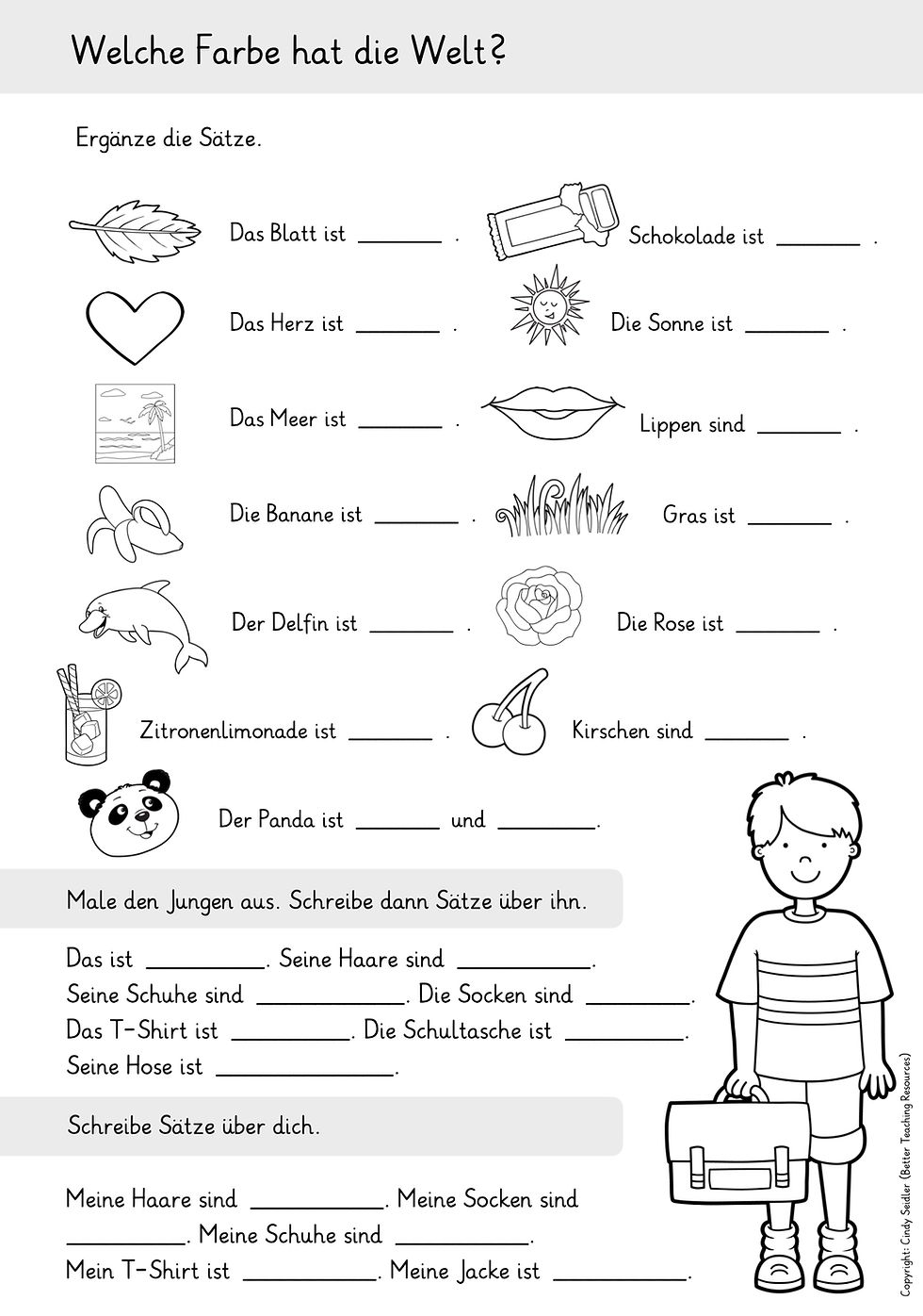 Miniaturbild: Farben – kostenloses DAZ Materialpaket für den Deutschunterricht in der Grundschule DAZ Unterrichtsmaterial