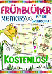 Frühblüher Memory für den Sachunterricht in der Grundschule kostenlos