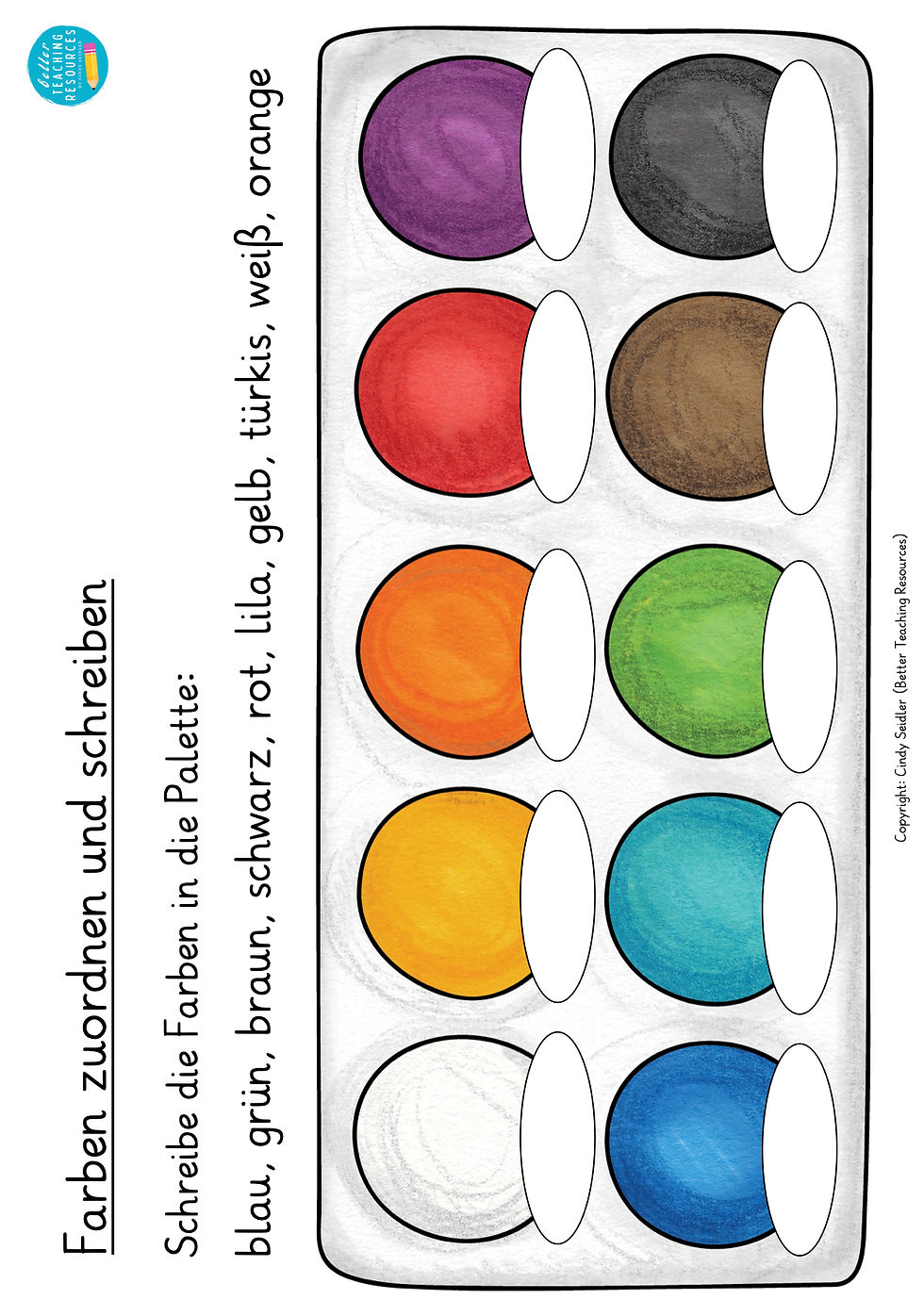 Miniaturbild: Farben – kostenloses DAZ Materialpaket für den Deutschunterricht in der Grundschule DAZ Unterrichtsmaterial