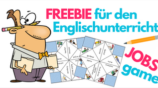 Kostenloses Spiel für den Englischunterricht zum Thema Jobs Cootie Catcher game