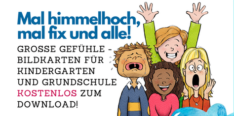 Bildkarten zum Thema Gefühle kostenlos!