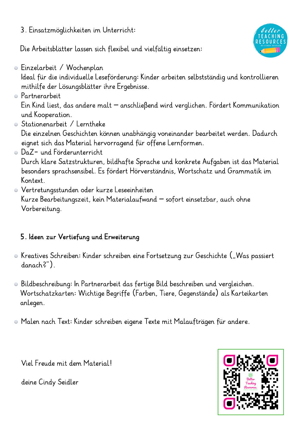 Miniaturbild: Lesen und Malen – Tierische Winterzeit - Leseförderung in der Grundschule Arbeitsblätter 2. Klasse 3. Klasse