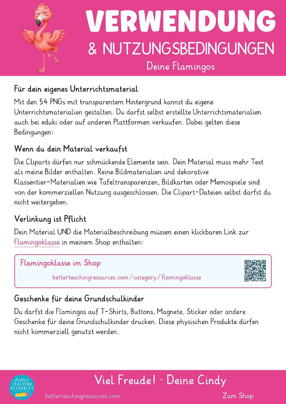 Miniaturbild: Flamingo Cliparts – 54 PNGs mit Gefühlen für deine Flamingoklasse
