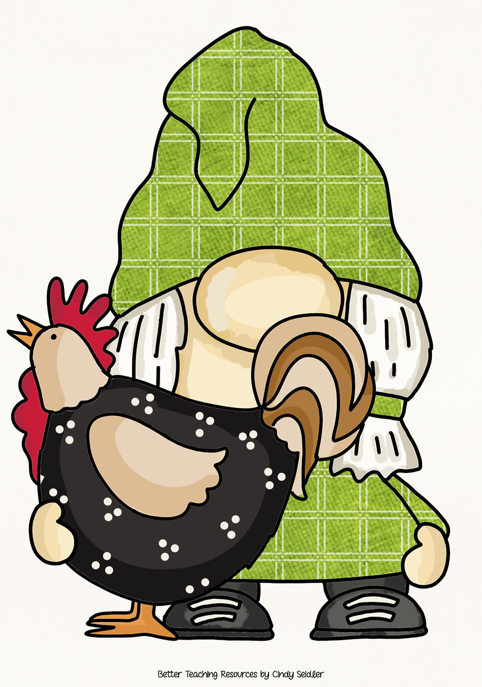 Miniaturbild: Wichtel beschreiben und raten Spiel Deutsch - Hühner kostenlos Unterrichtsmaterial Grundschule gratis PDF