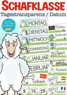 Schafklasse Tagestransparenz für das Classroom Management in der Grundschule