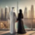 DALL·E 2024-10-27 11.42.07 - A highly realistic back-view photo of an Emirati married coup