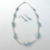 Thumbnail: Agate stone necklace and earrings set .