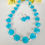 Thumbnail: Azure Elegance Necklace and Earrings Set!