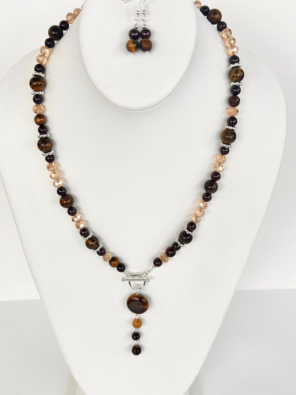 Thumbnail: Earthly Harmony Necklace  and Earrings Set
