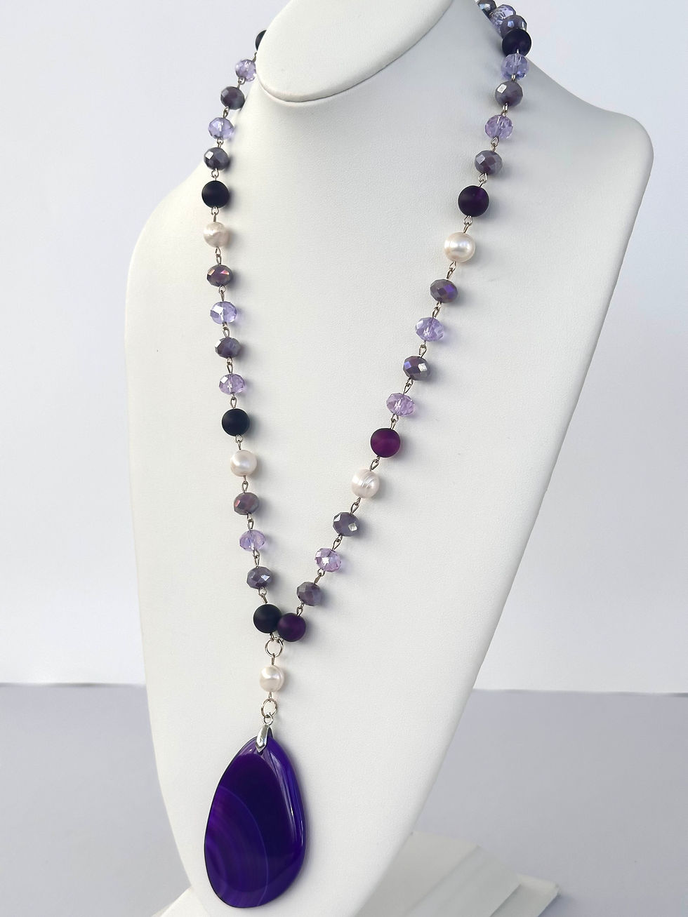 Thumbnail: Violet Harmony Pendant Necklace