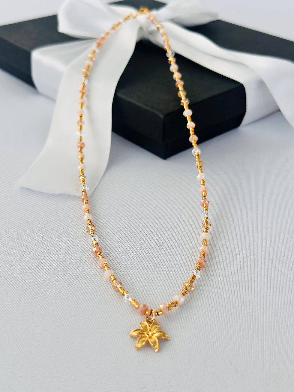 Thumbnail: Golden Petal Necklace!