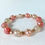 Thumbnail: Strawberry Rose Gemstone Fusion Bracelet !