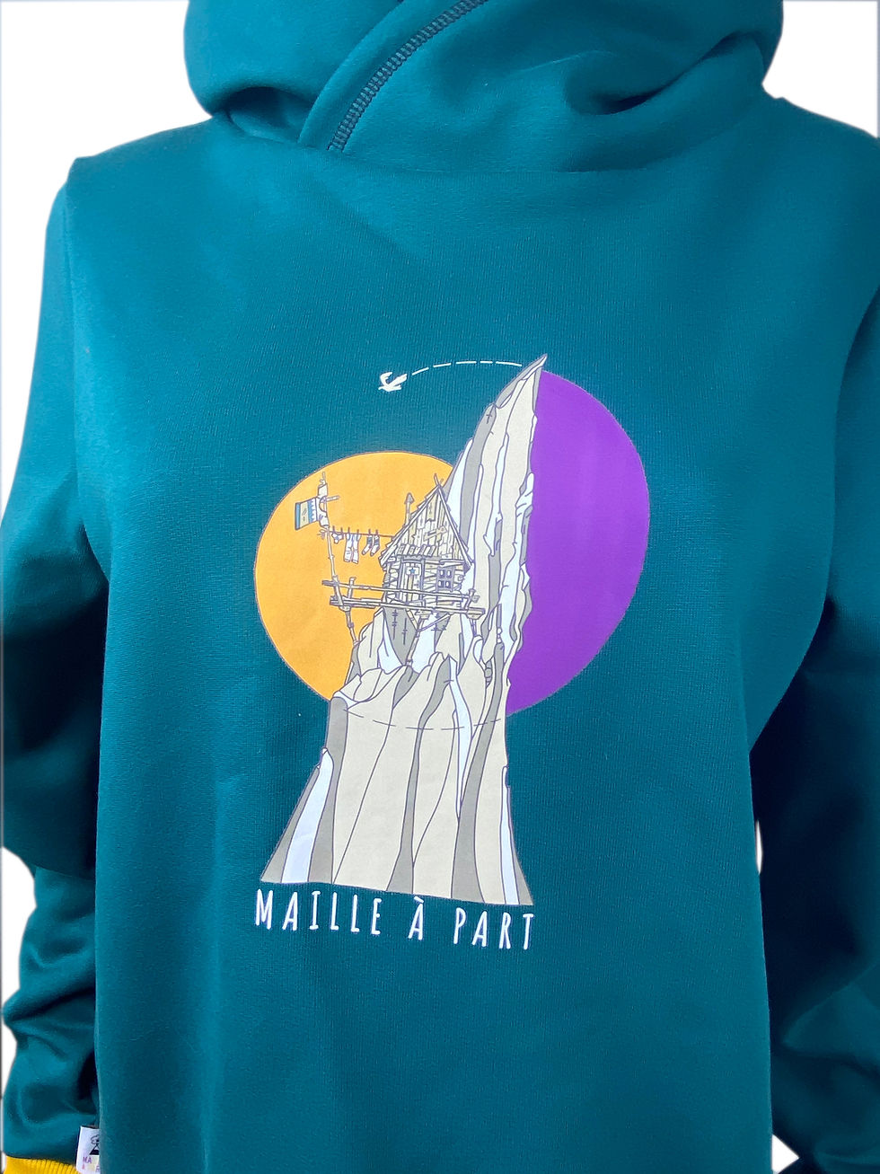 Miniature : Sweat capuche femme "La cabane"