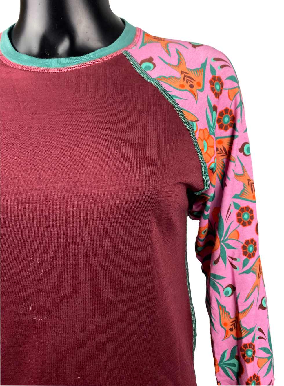Miniature : T-shirt manches longues "Bonne Aventure" rose
