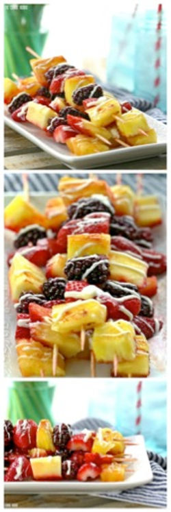Grilled Fruit Skewers
