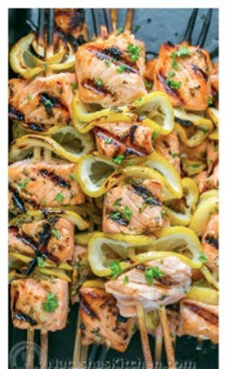 Salmon Skewer