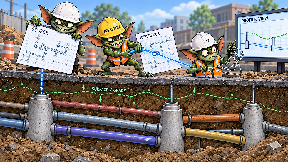 Civil 3D Pipe Networks: Sharing Underground Problems With Friends