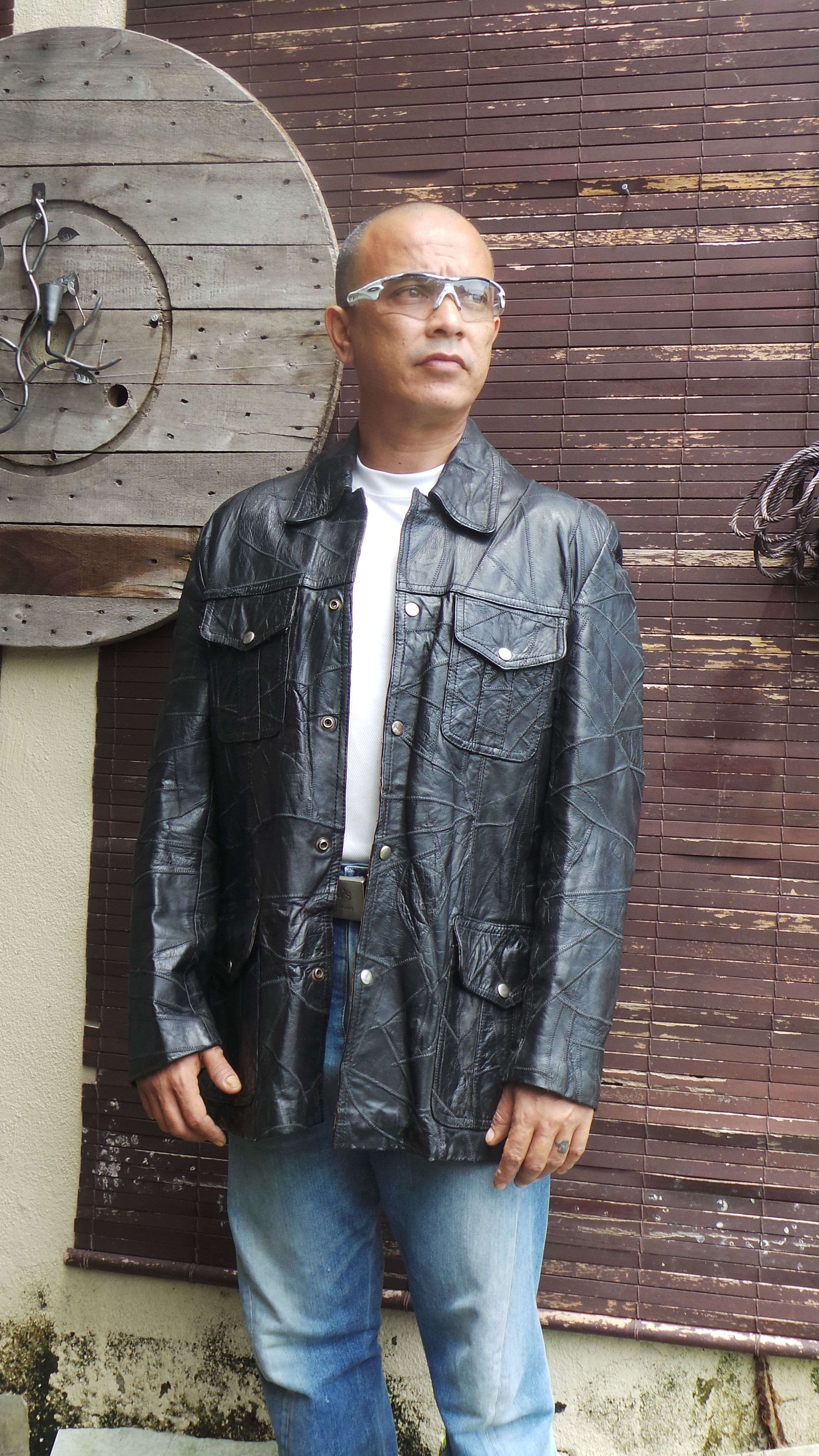 Harley Davidson Patch Leather Jacket
