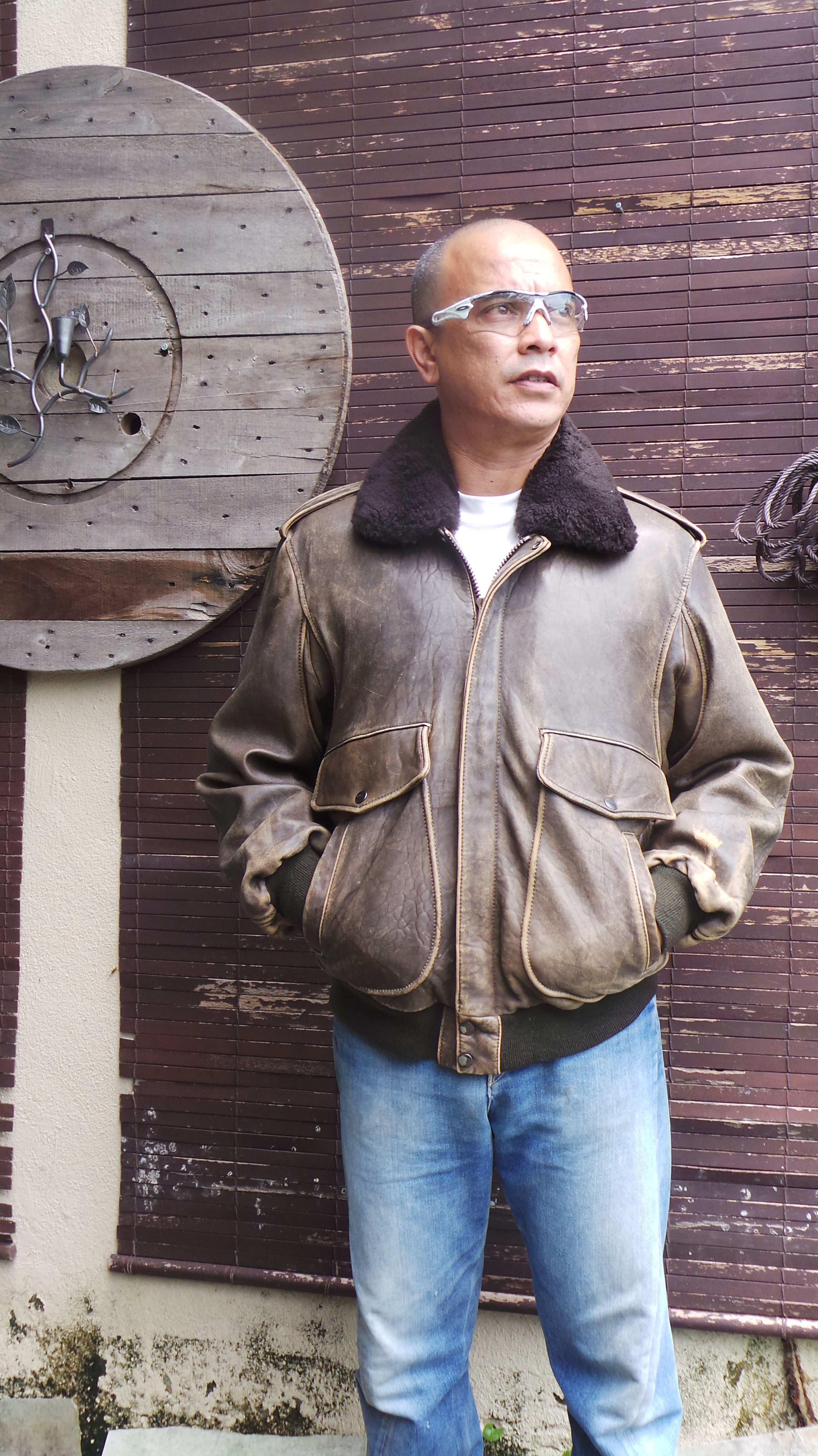 WW1 Bomber Leather Jacket