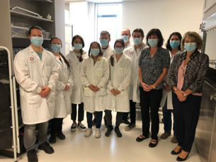 Important visit at the Duchaine Lab